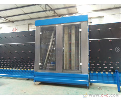 الصين الزجاج الصناعي غسالة الزجاج ماكينات تصنيع مع ثلاثة أزواج غسل الفرشاة المزود